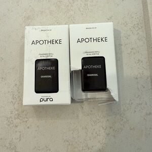 (2) APOTHEKE FOR PURA FRAGRANCE REFILL CHARCOAL NWT